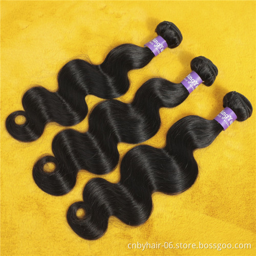 Full Cuticle Aligned Virgin Remy Peruvian 100% Human Hair Bundles With Lace Closure And Frontal